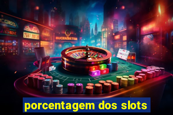 porcentagem dos slots